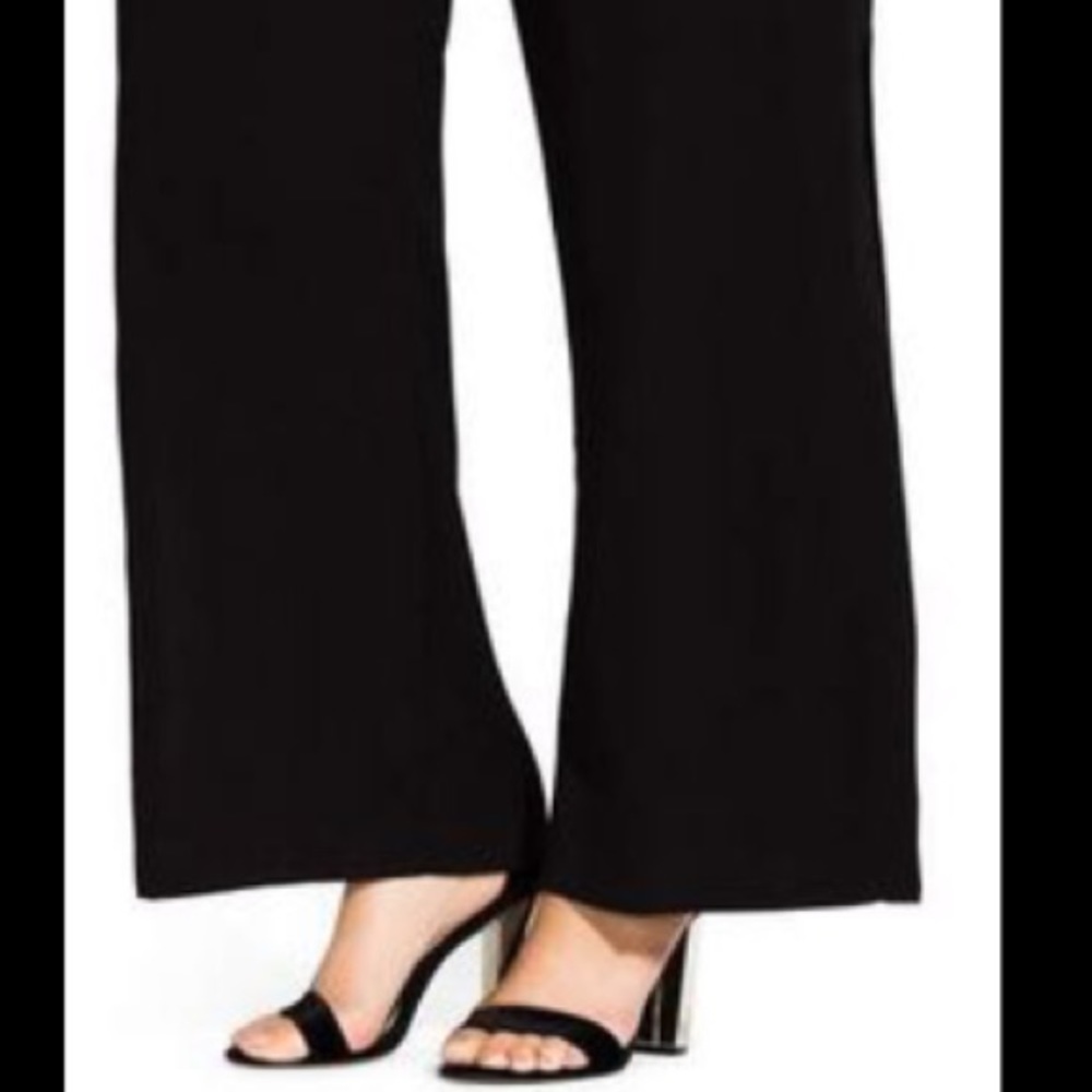 City Chic Off-the-Shoulder Wide-Leg Jumpsuit - Picture 4 of 7